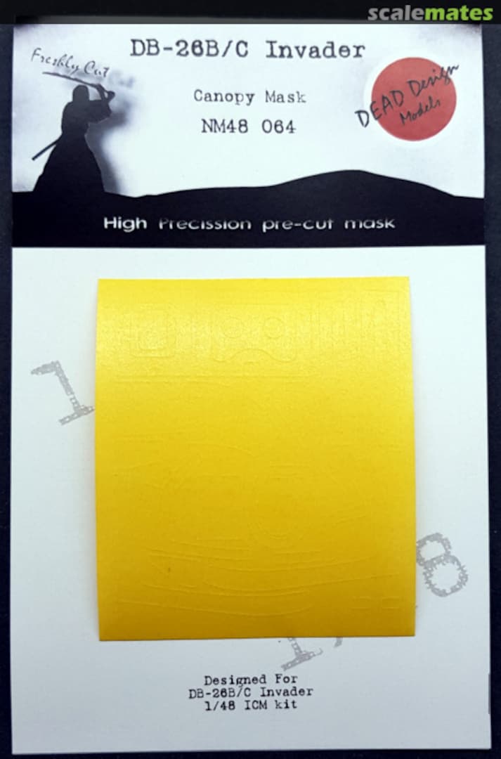 Boxart DB-26B/C Invader - Canopy Mask NM48064 DEAD Design Models