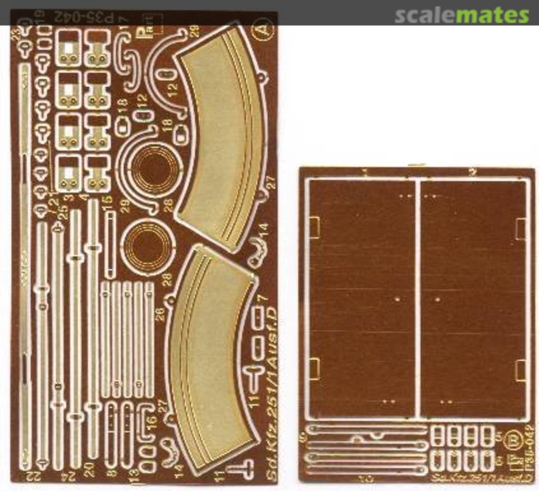 Boxart Sd.Kfz.251/1 Ausf.D (back doors) P35-042 Part Boxart Sd.Kfz.251/1 Ausf.D (back doors) P35-042 Part