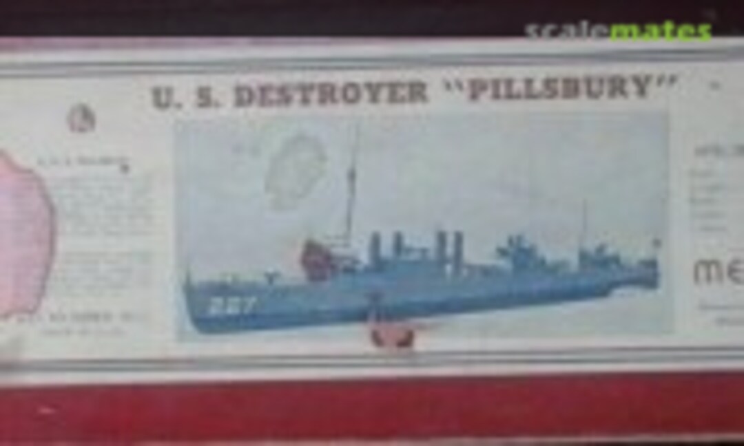 1:125 US Destroyer "Pillsbury" (Megow G-18) G-18