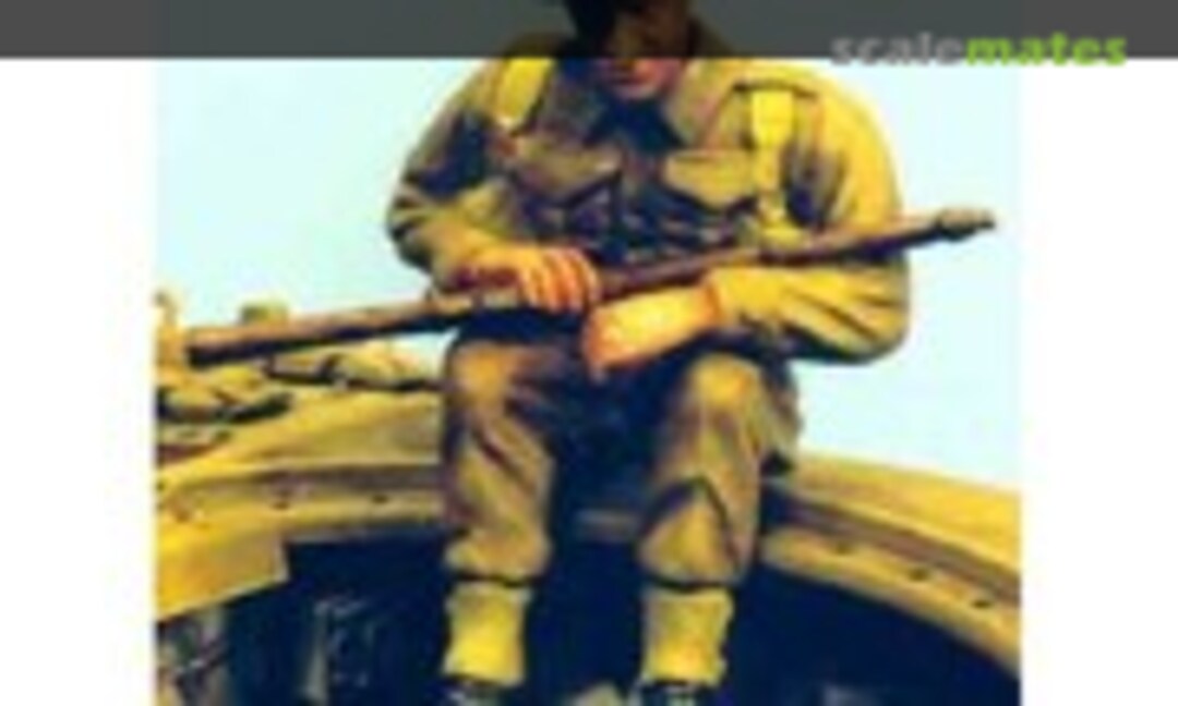 1:35 UK Soldier Seated with Rifle #1 (Resicast 35.5518)