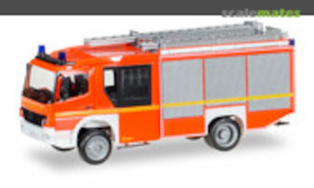 Mercedes-Benz Atego Ziegler Z-Cab HLF 20, liminous red &quot;fire department&quot; (Herpa 091060-002)