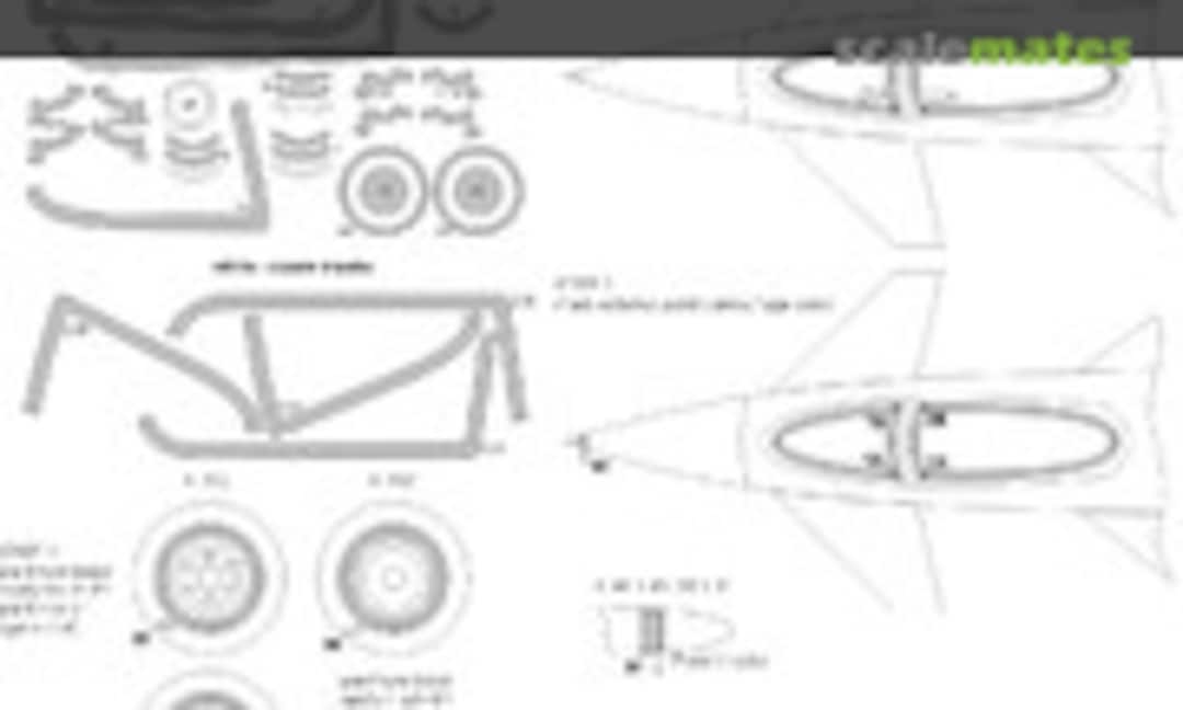 1:32 Eurofighter TYPHOON EXPERT kabuki masks (New Ware NWAM0148) NWAM0148
