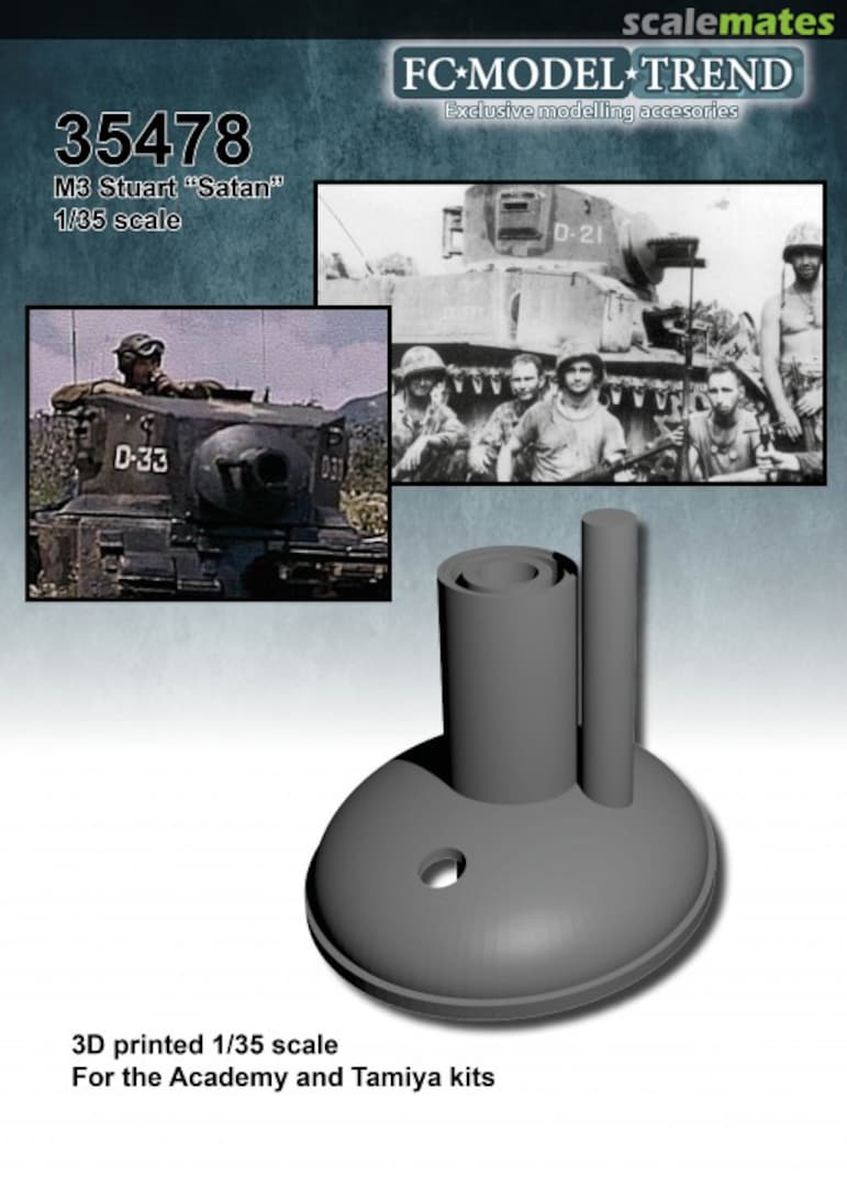 Boxart M3 Stuart "Satan" 35478 FC Model Trend Boxart M3 Stuart "Satan" 35478 FC Model Trend