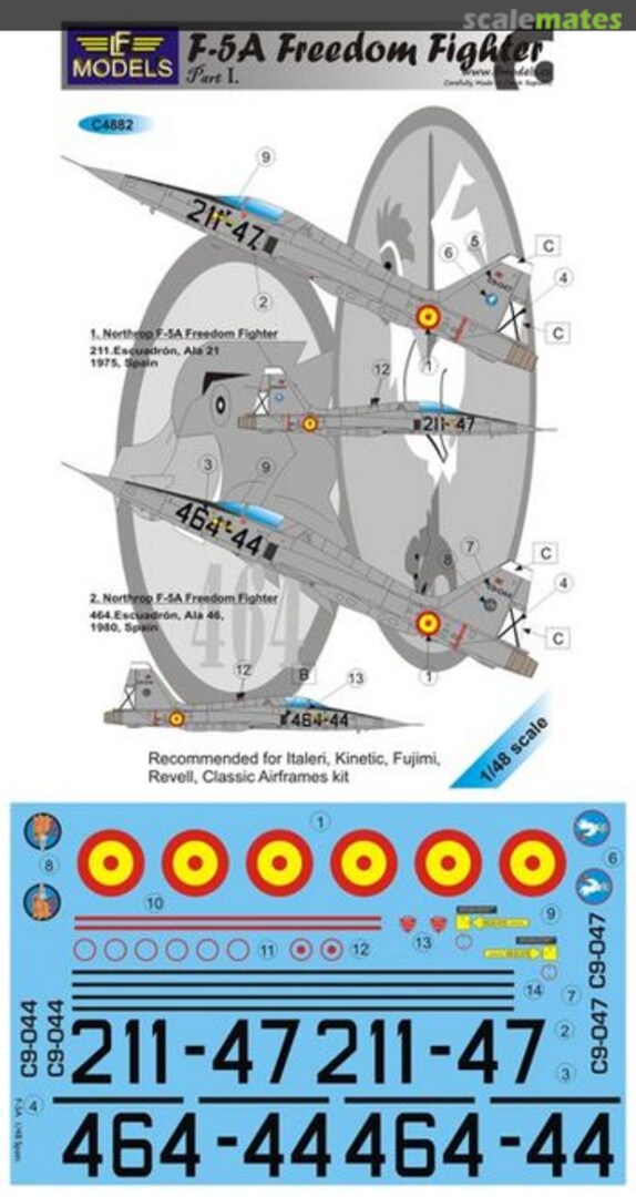 Boxart F-5A Freedom Fighter C4882 LF Models Boxart F-5A Freedom Fighter C4882 LF Models