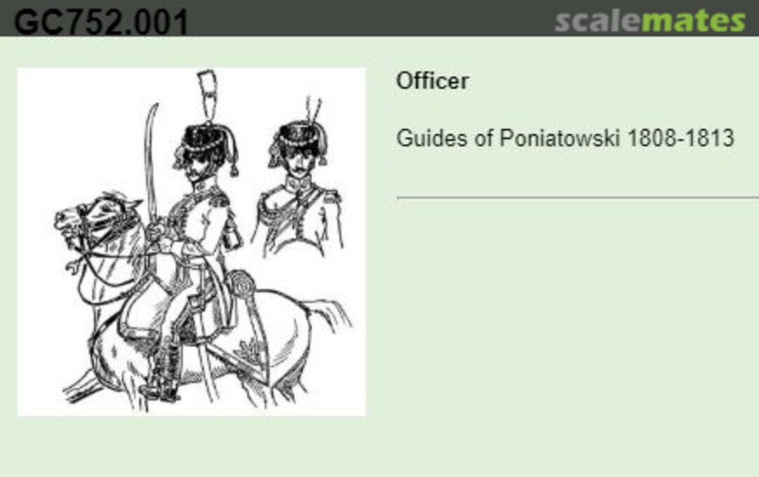 Boxart Guide de Poniatowski 1808-1813 752 Historex Boxart Guide de Poniatowski 1808-1813 752 Historex