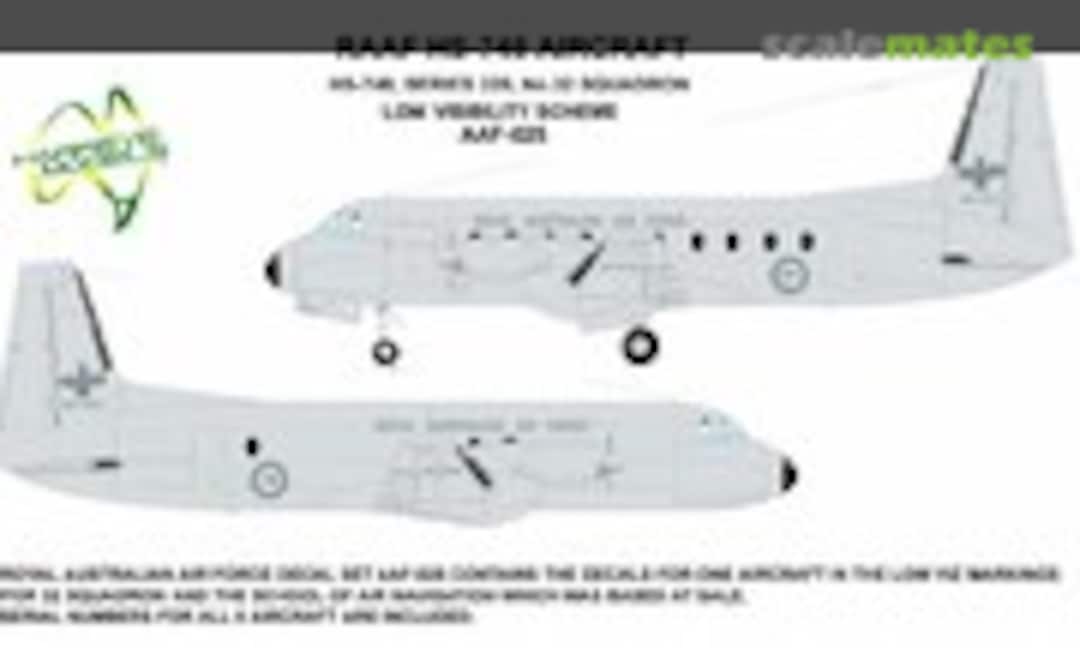 1:144 RAAF, Hawker Siddeley HS.748, 32 Sqn. Low Viz (Hawkeye Models AAF-025) AAF-025