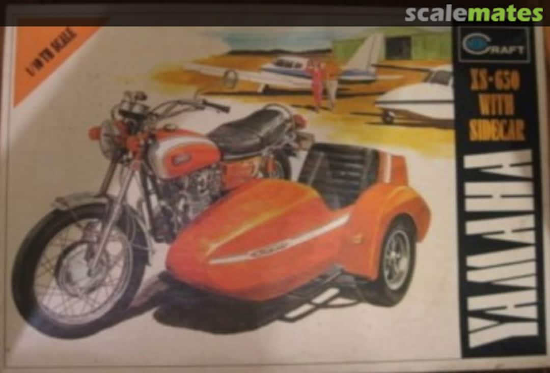 Boxart Yamaha XS-650 with Sidecar 207 Minicraft Model Kits Boxart Yamaha XS-650 with Sidecar 207 Minicraft Model Kits