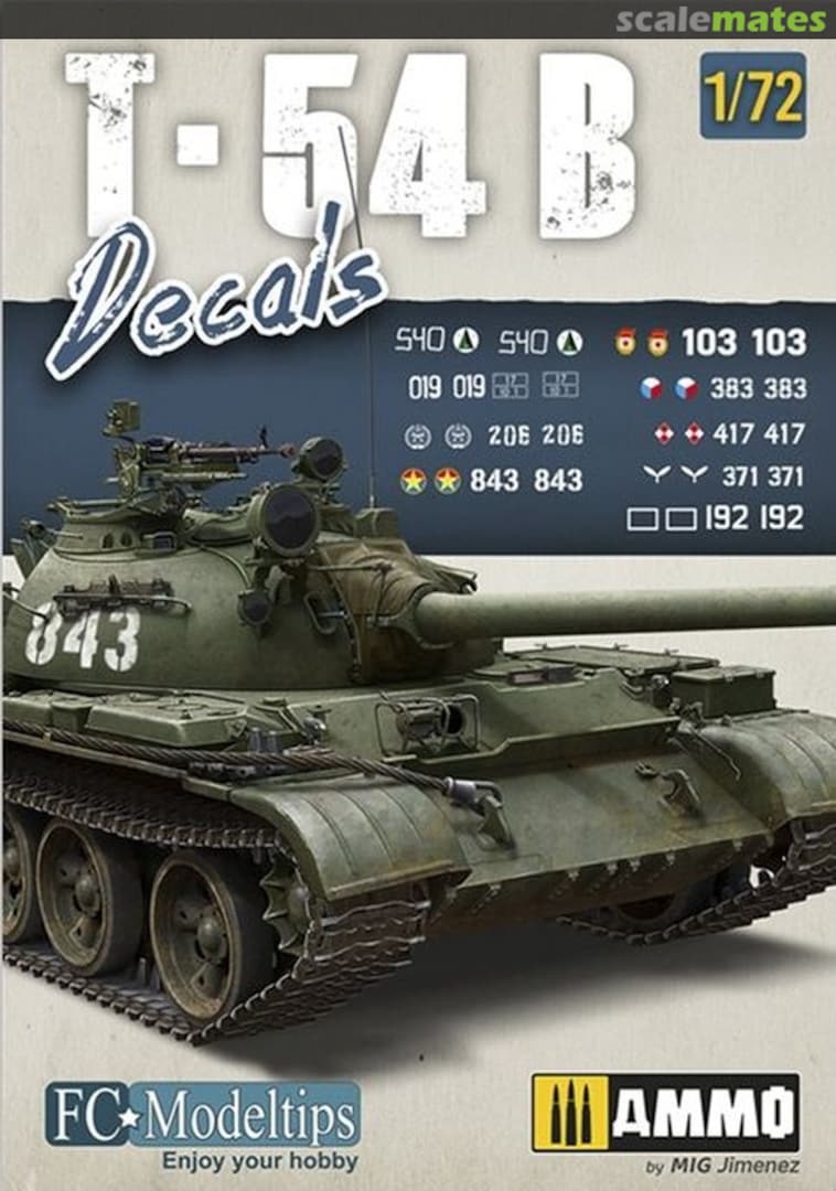 Boxart T-54B Decals A.MIG-8062 Ammo by Mig Jimenez Boxart T-54B Decals A.MIG-8062 Ammo by Mig Jimenez