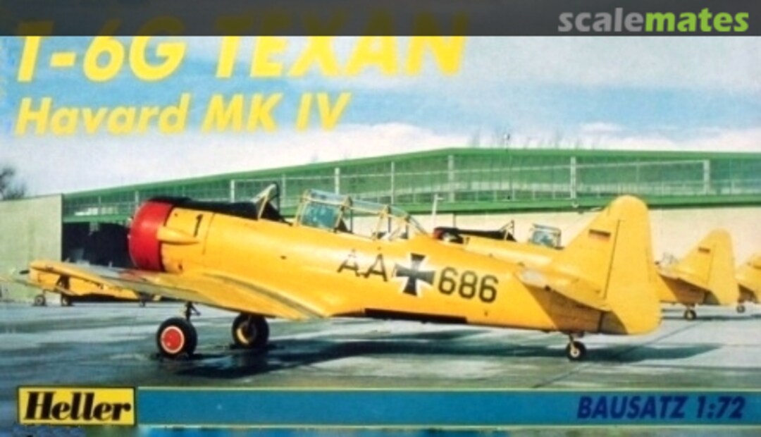 Boxart North American T-6G Texan Havard MK IV 80204 Heller Boxart North American T-6G Texan Havard MK IV 80204 Heller