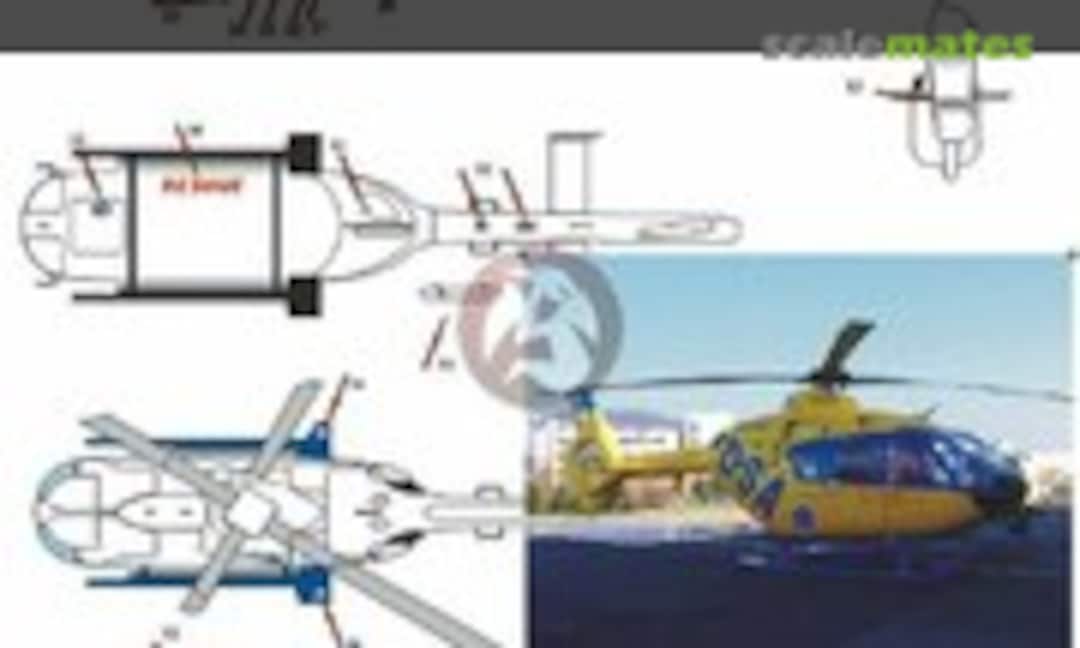 1:72 EC 135 Krystof 15 Tschechischer Rettungshubschrauber der DSA (Peddinghaus-Decals EP 2298) EP 2298
