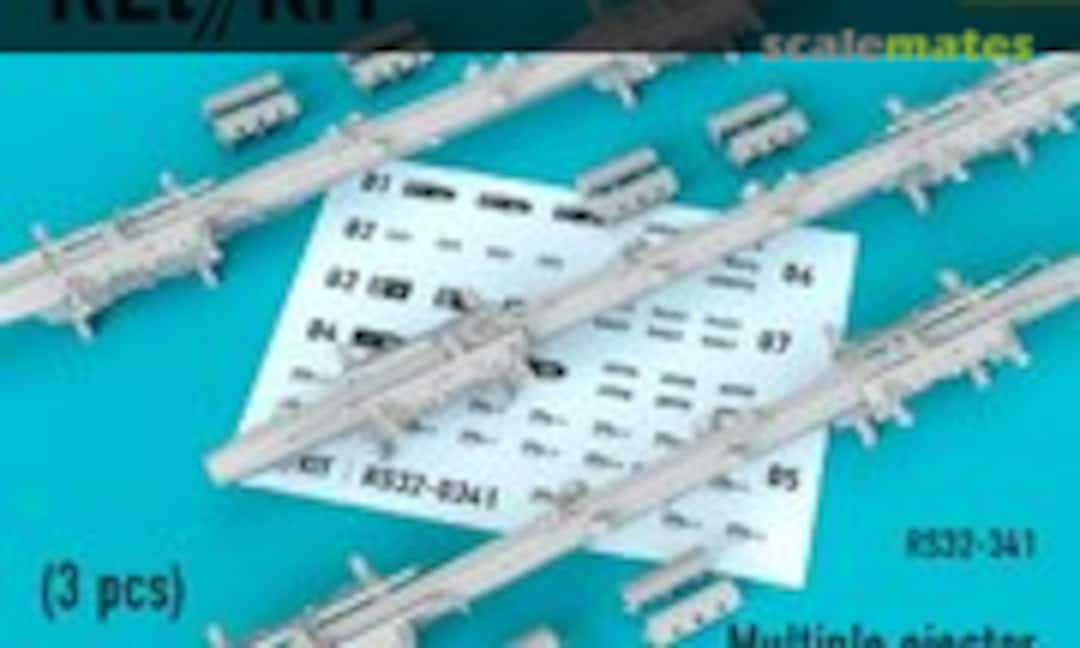 1:32 Multiple ejector racks A/A37B-6 (MER-7) (3 pcs) (ResKit RS32-0341) RS32-0341