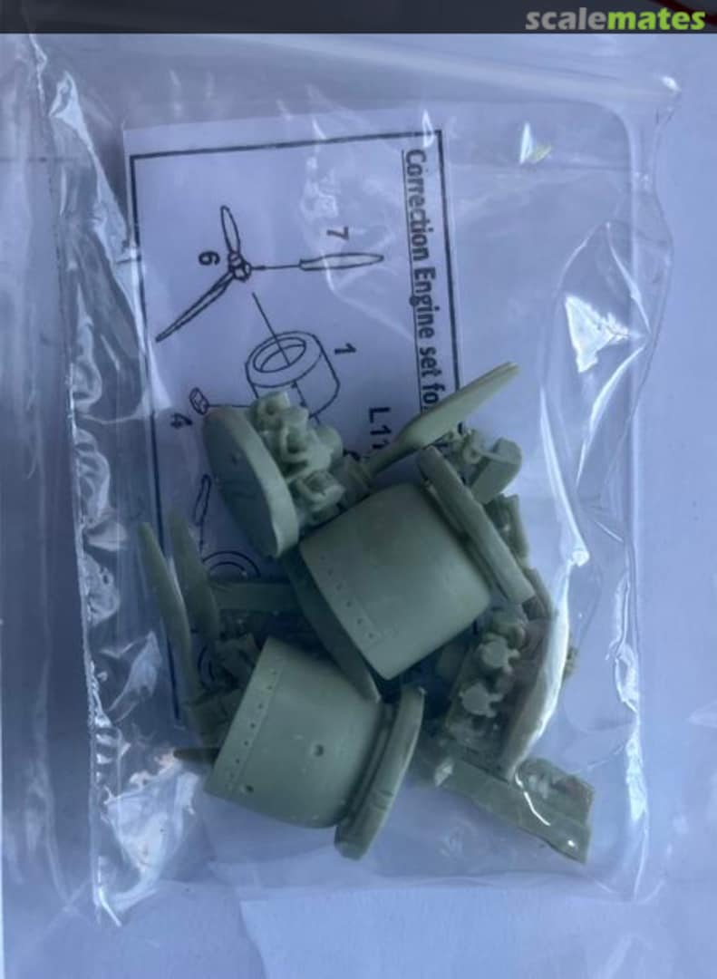 Boxart Correction Engine Set for Fokker G.1a DS72266 Kora Models Boxart Correction Engine Set for Fokker G.1a DS72266 Kora Models