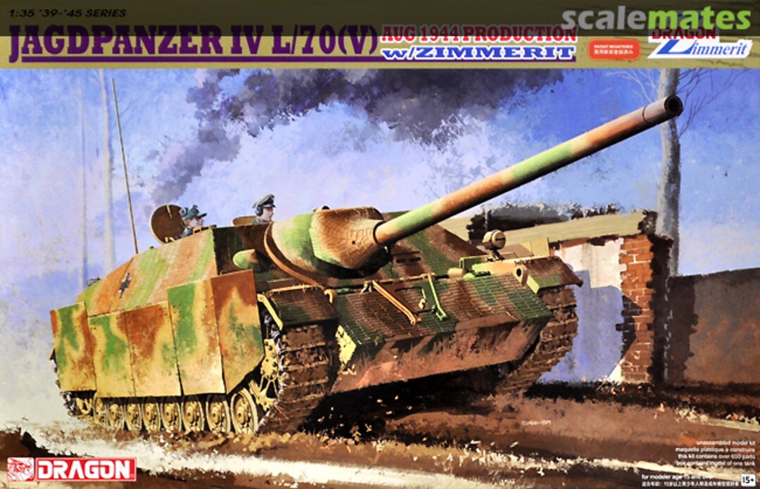 Boxart Jagdpanzer IV L/70(V) Aug 1944 Production w/Zimmerit 6589MT Dragon Boxart Jagdpanzer IV L/70(V) Aug 1944 Production w/Zimmerit 6589MT Dragon