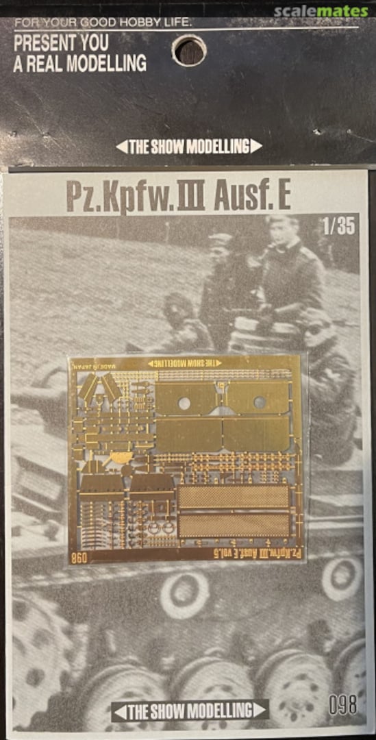 Boxart Pz.Kpfw.III Ausf.E 098 The Show Modelling Boxart Pz.Kpfw.III Ausf.E 098 The Show Modelling