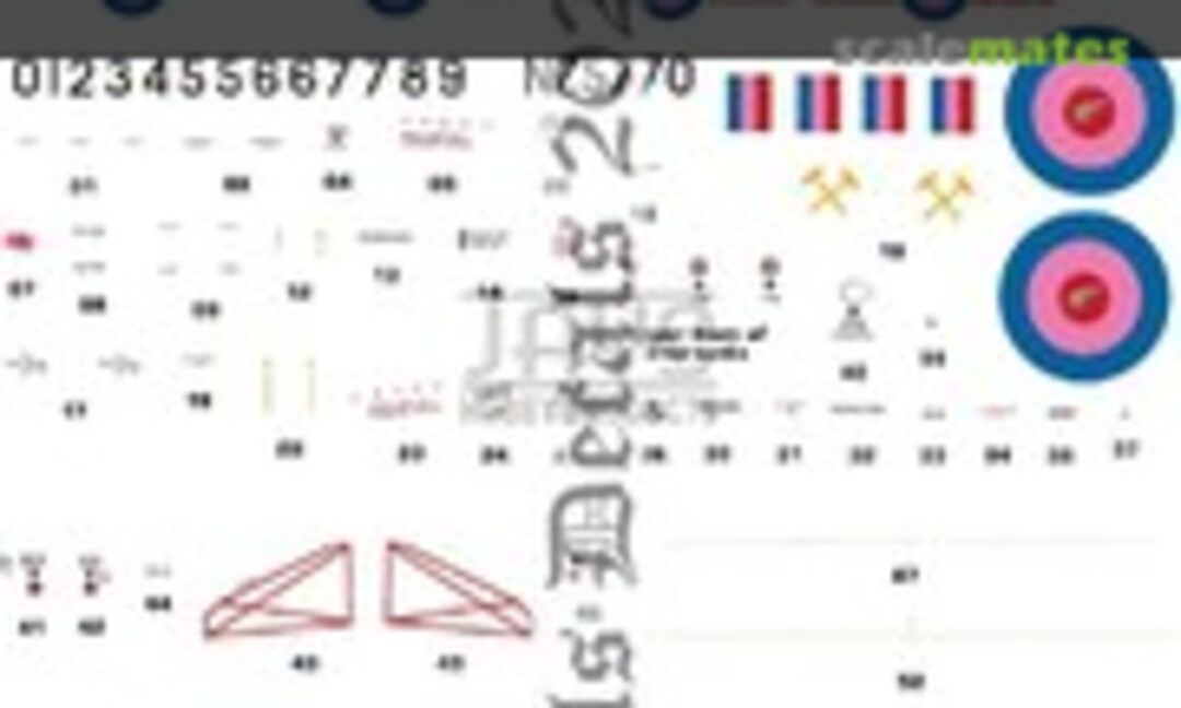 1:32 RNZAF Vampire FB5 1960s scheme (Oldmodels Decals OMD1495) OMD1495