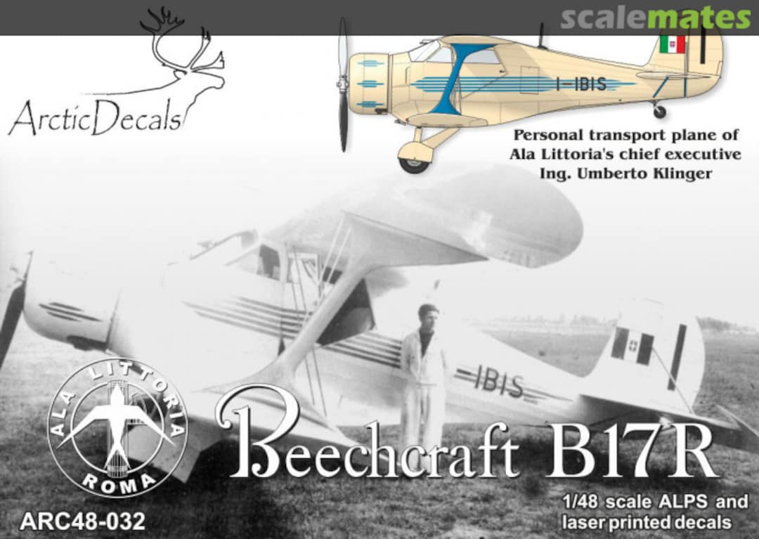 Boxart Beechcraft B17R ARC48-032 Arctic Decals Boxart Beechcraft B17R ARC48-032 Arctic Decals