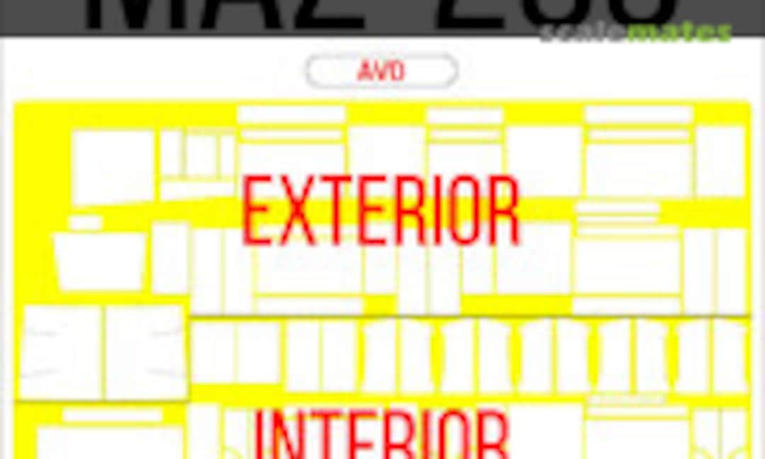 1:43 MAZ-203 masks (SX-Art 43027) 43027