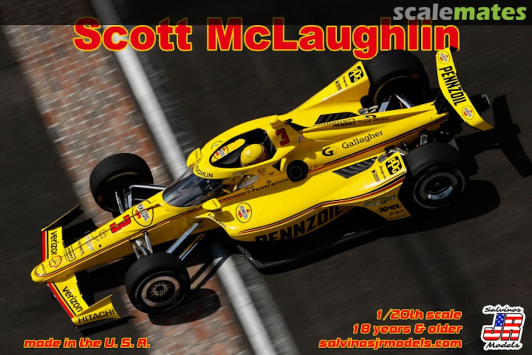 Boxart Scott McLaughlin 2023 IndyCar PIMS2023SMI Salvinos JR Models Boxart Scott McLaughlin 2023 IndyCar PIMS2023SMI Salvinos JR Models