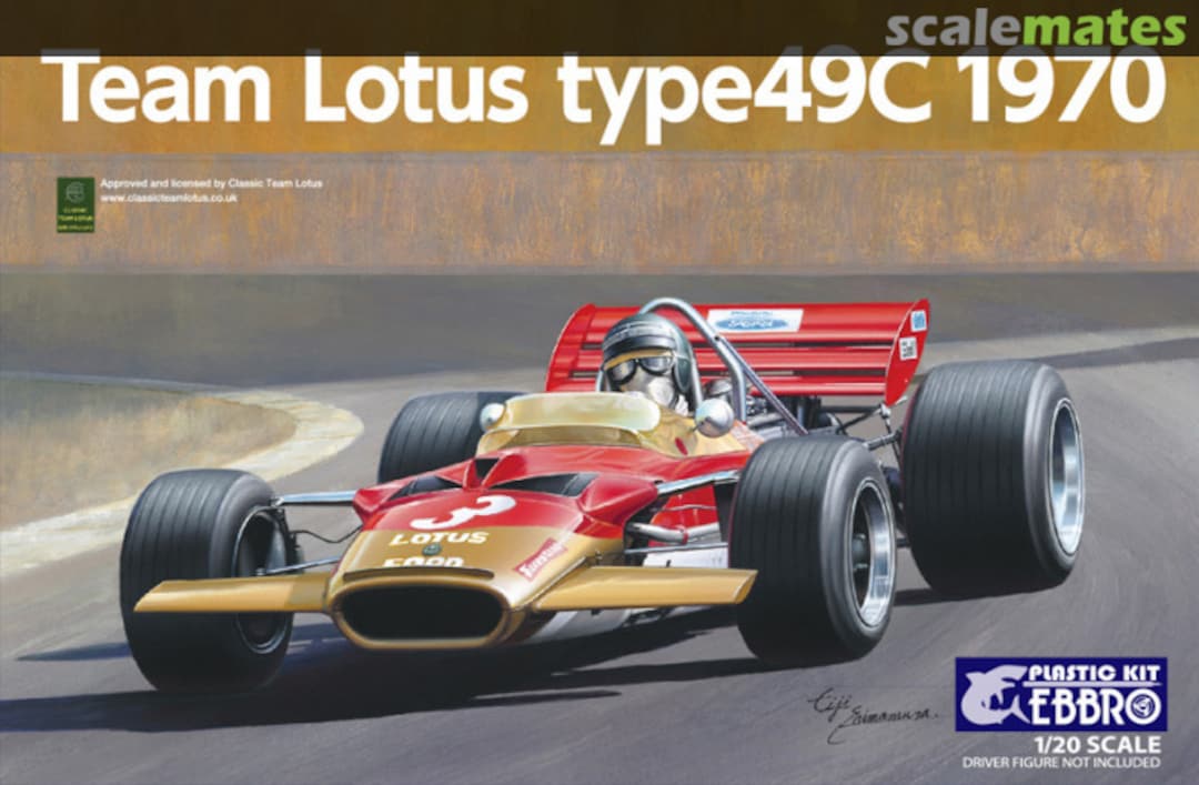 Boxart Team Lotus type49C 1970 20006 Ebbro Boxart Team Lotus type49C 1970 20006 Ebbro