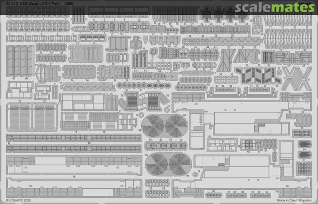 Boxart USS Wasp LHD-1 Part 1 53318 Eduard Boxart USS Wasp LHD-1 Part 1 53318 Eduard