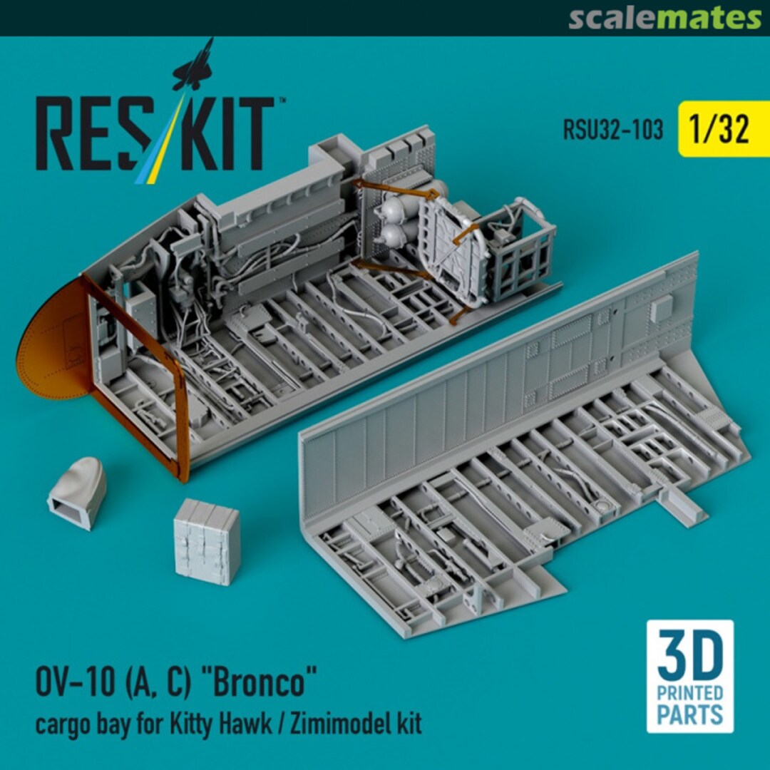 Boxart OV-10 (A, C) "Bronco" cargo bay RSU32-0103 ResKit