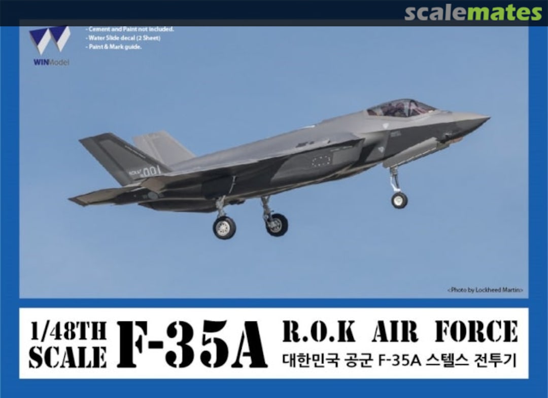 Boxart F-35A WMI48001 Win Model Boxart F-35A WMI48001 Win Model