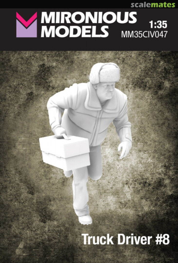 Boxart Truck Driver No.8 (1 Figure / 3D-Printed) MM35CIV047 Mironious Models Boxart Truck Driver No.8 (1 Figure / 3D-Printed) MM35CIV047 Mironious Models