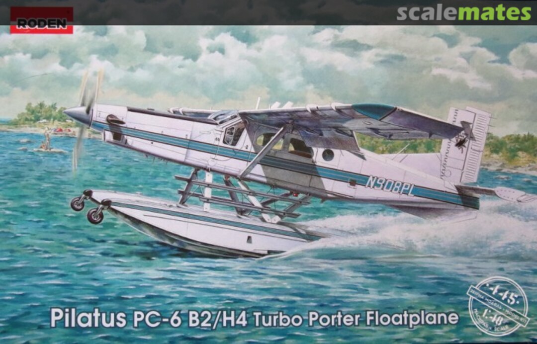Boxart Pilatus PC-6 B2/H4 Turbo Porter Floatplane 445 Roden Boxart Pilatus PC-6 B2/H4 Turbo Porter Floatplane 445 Roden