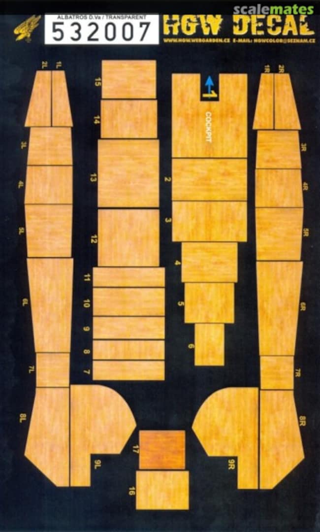Boxart Albatros D.Va - Transparent Decal 532007 HGW Models Boxart Albatros D.Va - Transparent Decal 532007 HGW Models