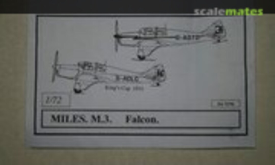 1:72 Miles M.3 Falcon (Dujin DA 72196) DA 72196