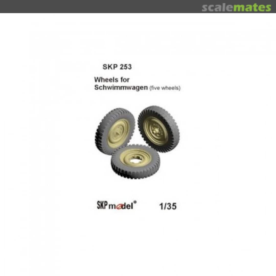 Boxart Wheels for Schwimmwagen - AFV Club - SKP 253 SKP model Boxart Wheels for Schwimmwagen - AFV Club - SKP 253 SKP model