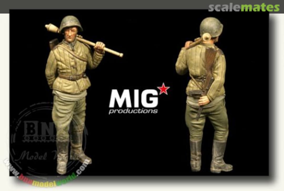 Boxart Russian Scrounger with Panzerfaust MP 35-171 MIG Productions Boxart Russian Scrounger with Panzerfaust MP 35-171 MIG Productions