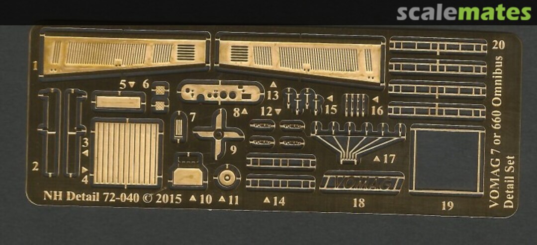 Boxart VOMAG 7 or 660 Omnibus Detail Set 72-040 NH Detail Boxart VOMAG 7 or 660 Omnibus Detail Set 72-040 NH Detail