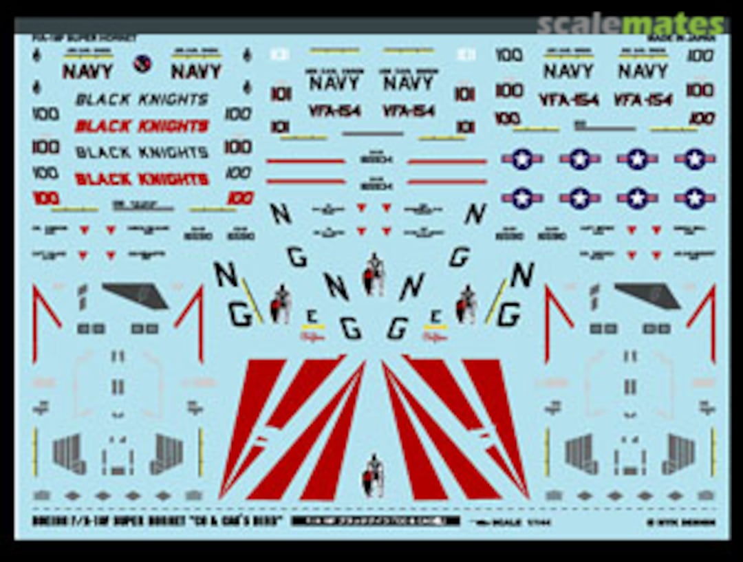 Boxart F/A-18F Black Knights `Co & Cag`s Birds` A-143 MYK Design