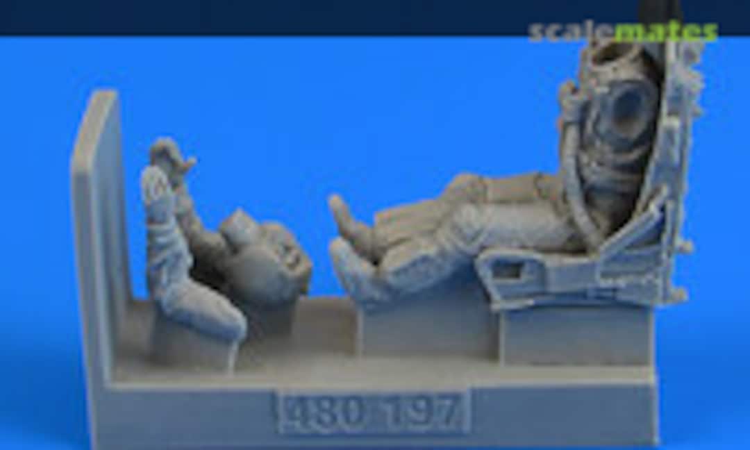 1:48 USAF Fighter Pilot with ejection seat for F-100C/D (Aerobonus 480 197) 480 197