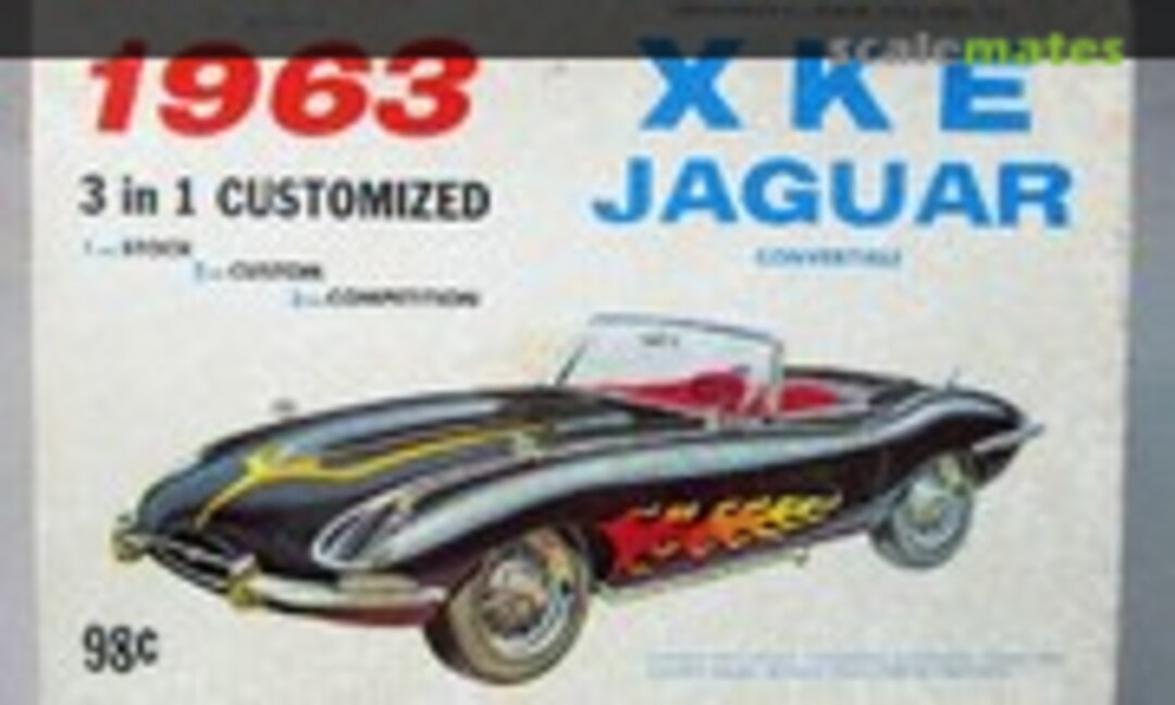 1:25 1963 XKE Jaguar (Palmer Plastics 6302-98)