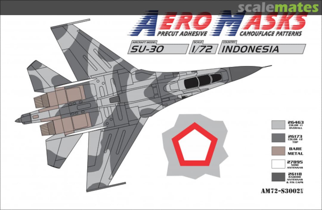 Boxart Su-30 Indonesia AM72-S3002 AeroMasks Boxart Su-30 Indonesia AM72-S3002 AeroMasks