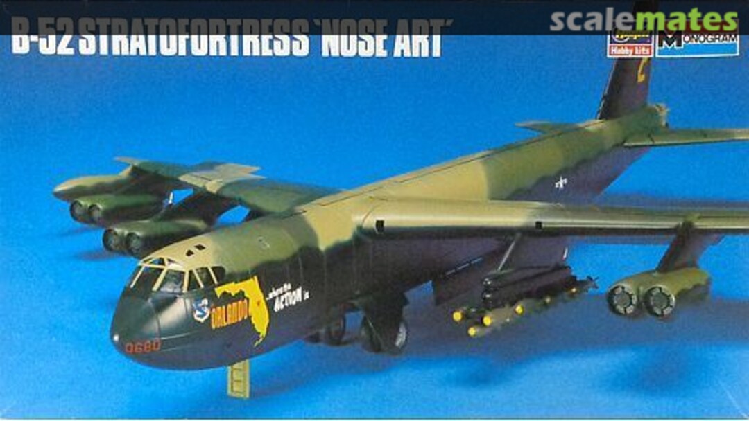 Boxart B-52 Stratofortress 'Nose Art' 86024 Hasegawa/Monogram