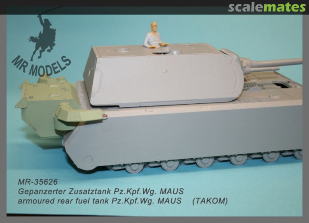 Boxart Gepanzerter Zusatztank Pz.Kpf.Wg. MAUS MR-35626 MR Modellbau Boxart Gepanzerter Zusatztank Pz.Kpf.Wg. MAUS MR-35626 MR Modellbau