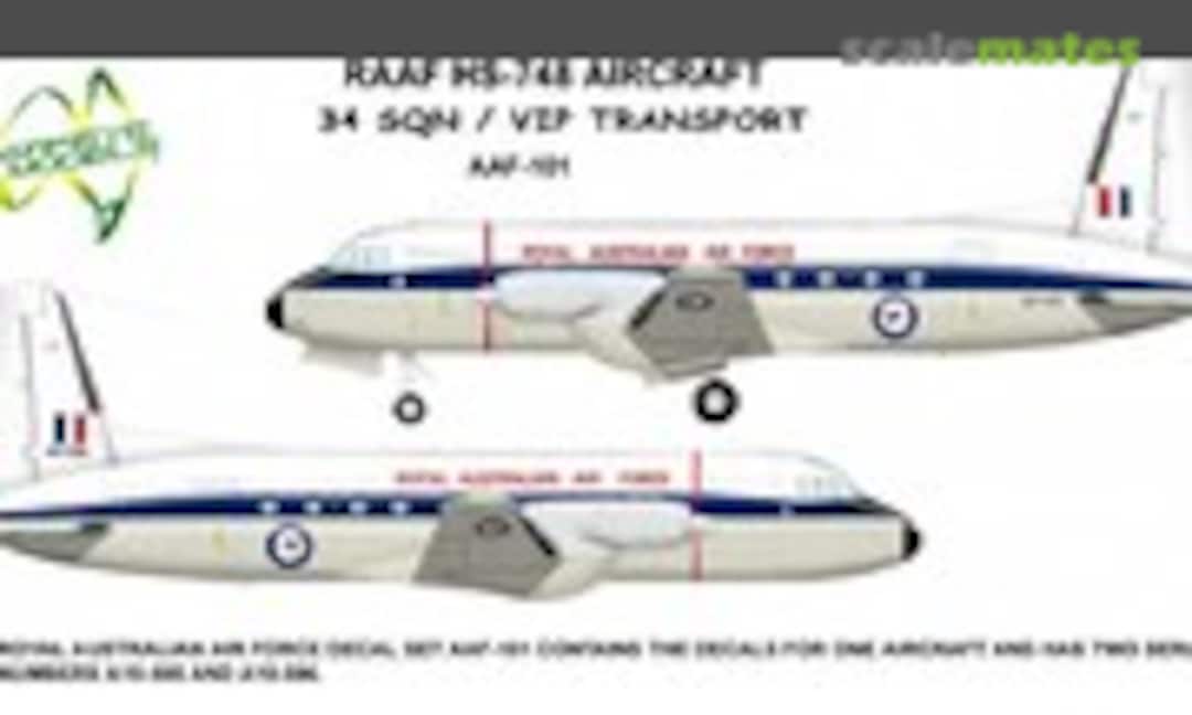 1:144 RAAF, Hawker Siddeley HS.748, 34 Sqn. VIP (Hawkeye Models AAF-101) AAF-101