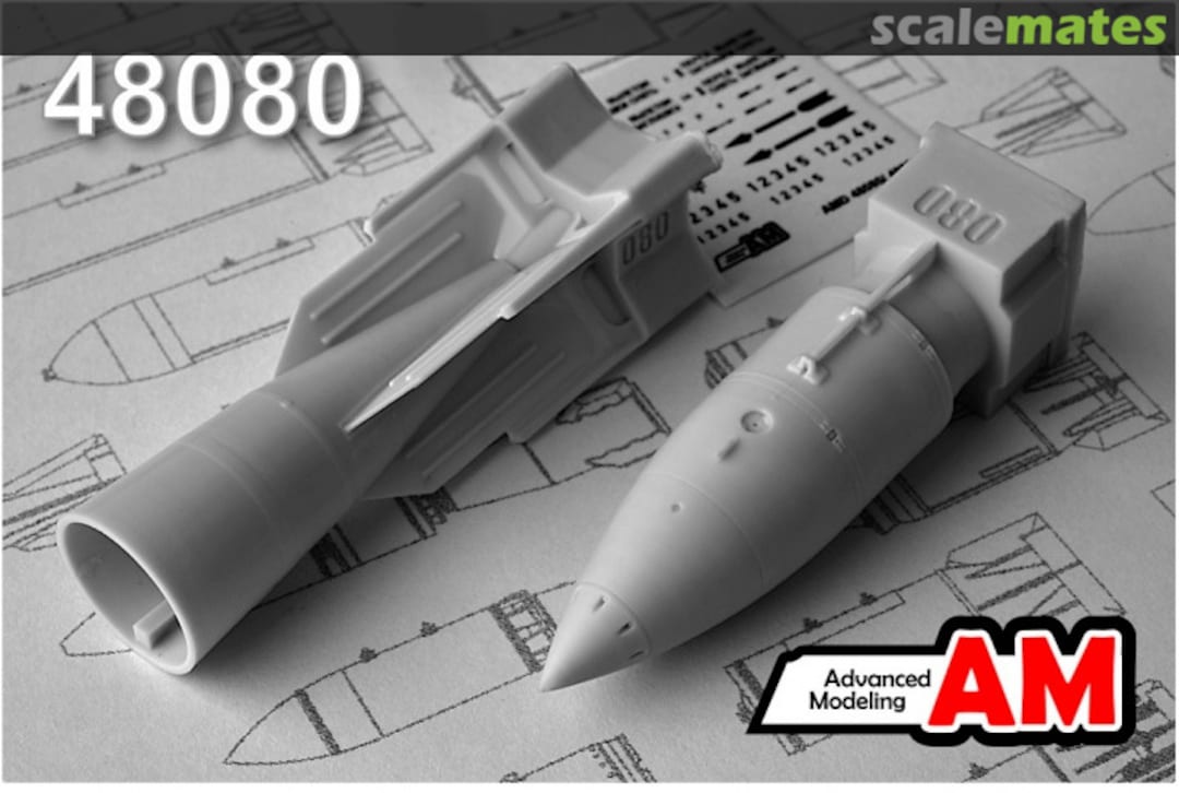Boxart 244N (RN-24) Soviet Nuclear Bomb AMC 48080 Advanced Modeling Boxart 244N (RN-24) Soviet Nuclear Bomb AMC 48080 Advanced Modeling