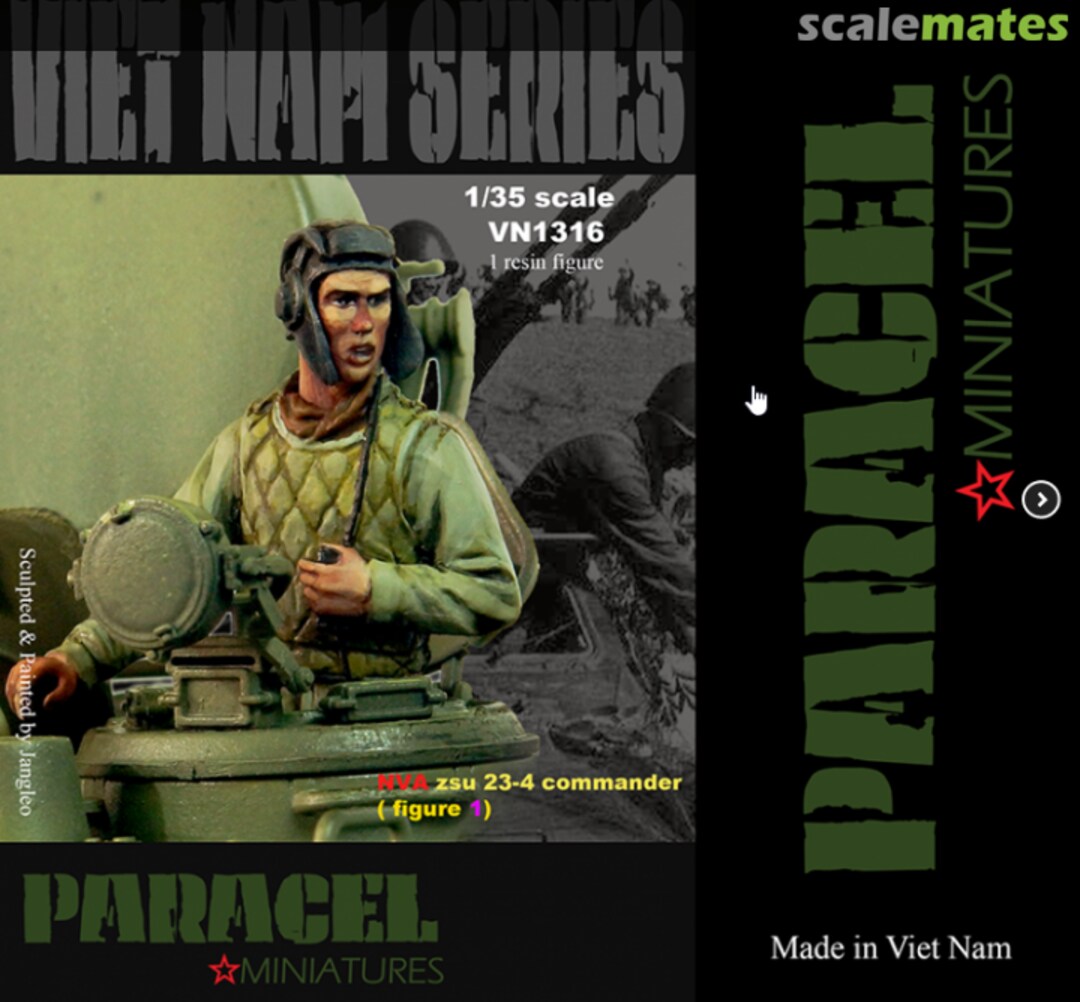 Boxart NVA ZSU 23-4 Commander VN1316 Paracel Miniatures