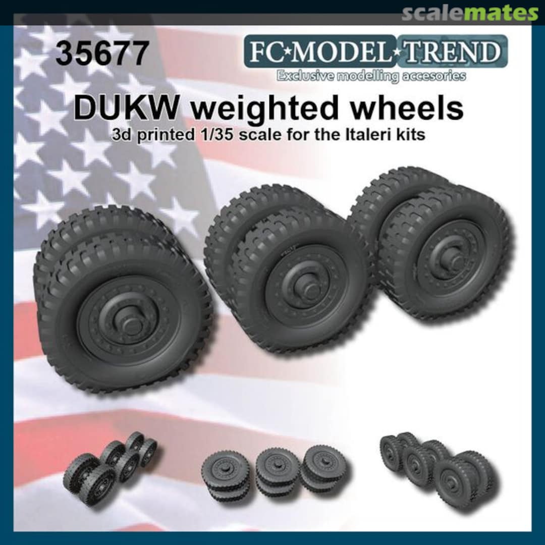 Boxart DUKW weighted wheels 35677 FC Model Trend Boxart DUKW weighted wheels 35677 FC Model Trend