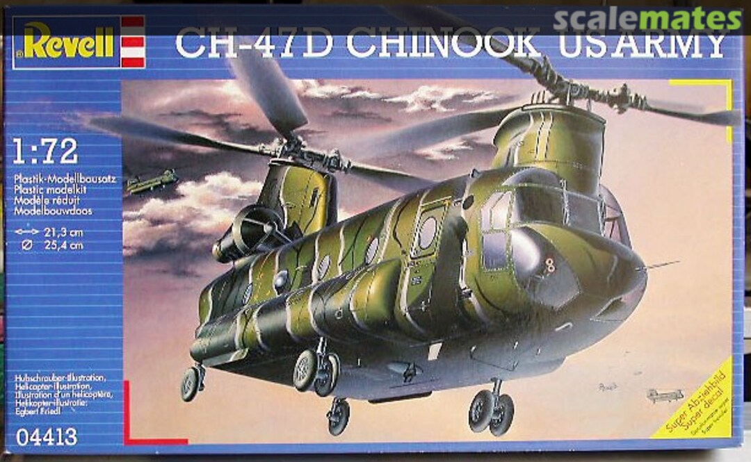 Boxart CH-47D Chinook US Army 04413 Revell Boxart CH-47D Chinook US Army 04413 Revell