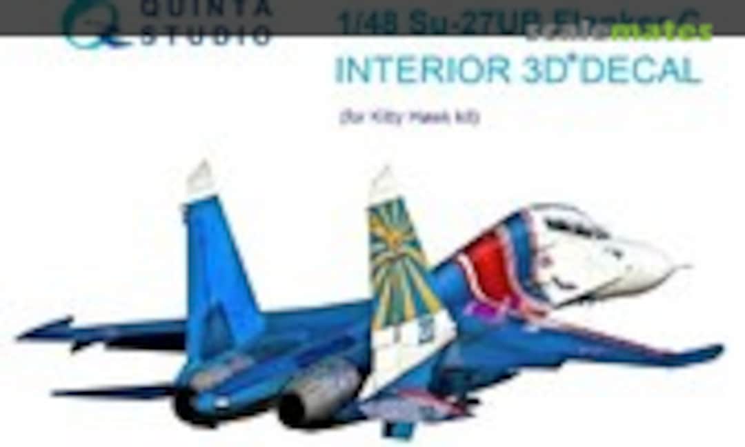 1:48 Su-27UB Flanker-C interior 3D decals (Quinta Studio QD48181) QD48181