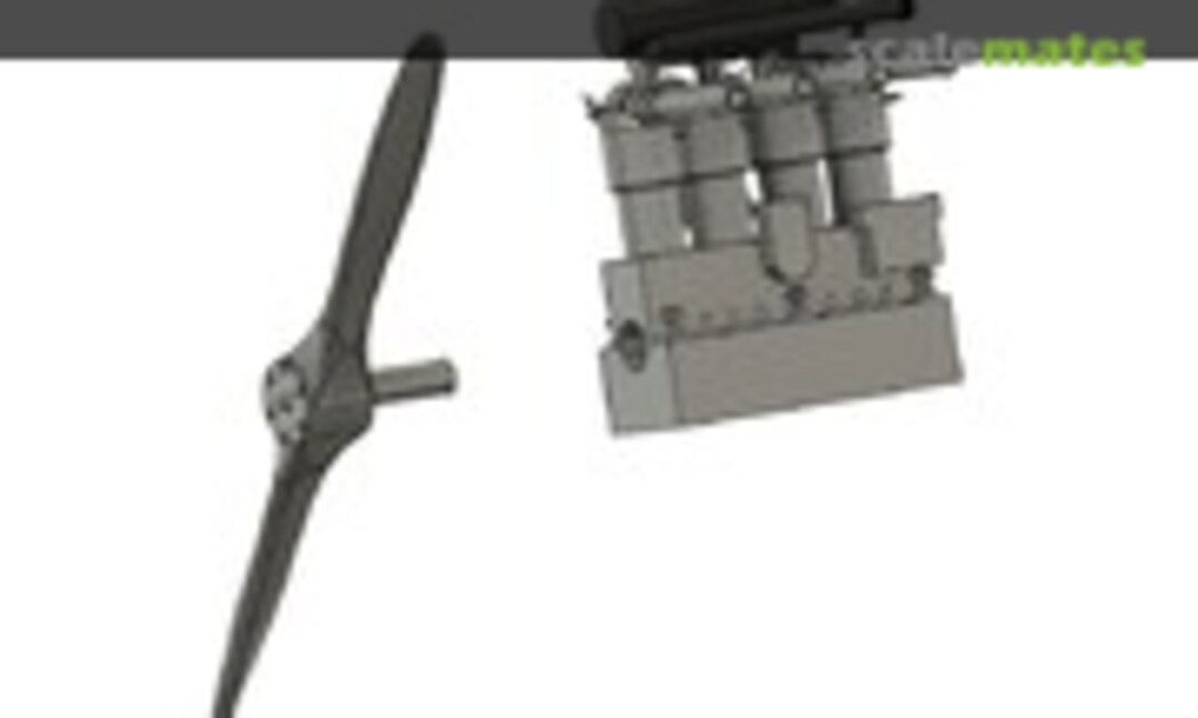 1:48 Austro - Daimler engine (ViZi models VZ48006)