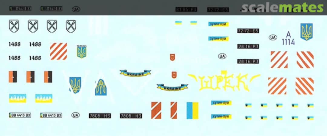 Contents War, Conflicts and Special Operations in Ukraine Part 3 72-A1114 Star Decals Contents War, Conflicts and Special Operations in Ukraine Part 3 72-A1114 Star Decals