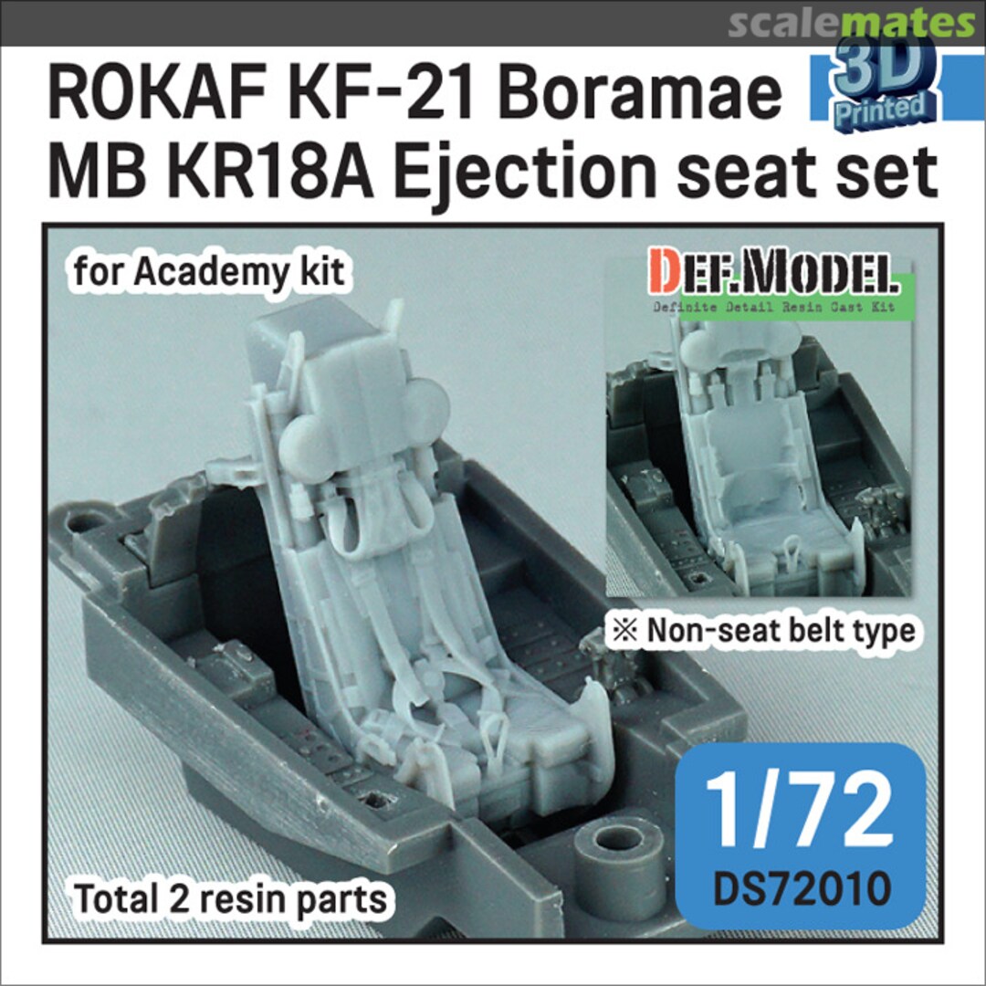 Boxart ROKAF KF-21 Boramae MB KR18A Ejection seat set DS72010 Def.Model Boxart ROKAF KF-21 Boramae MB KR18A Ejection seat set DS72010 Def.Model