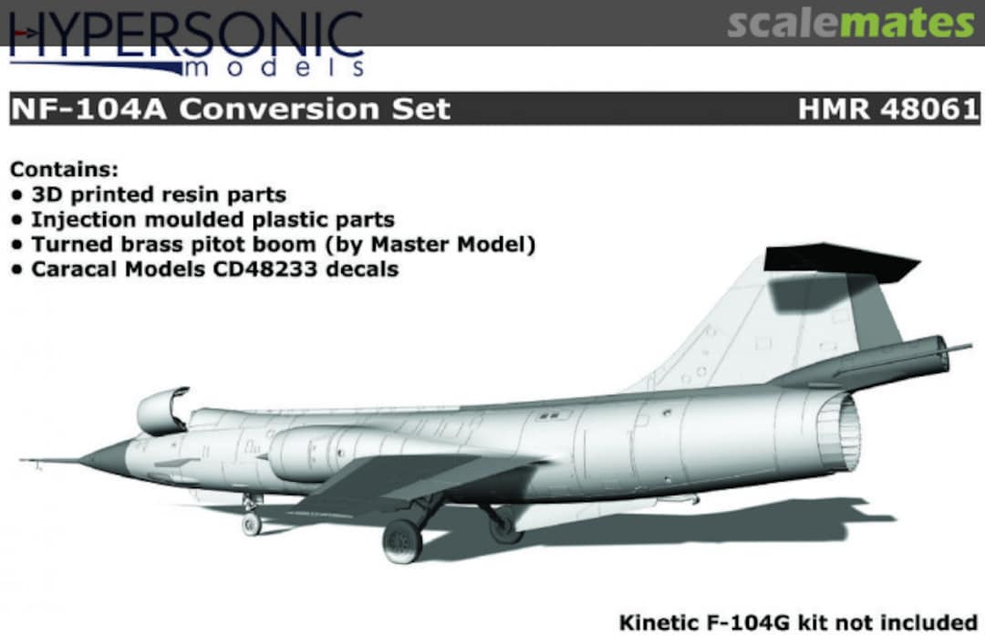 Boxart NF-104A Conversion set HMR 48061 Hypersonic Models Boxart NF-104A Conversion set HMR 48061 Hypersonic Models