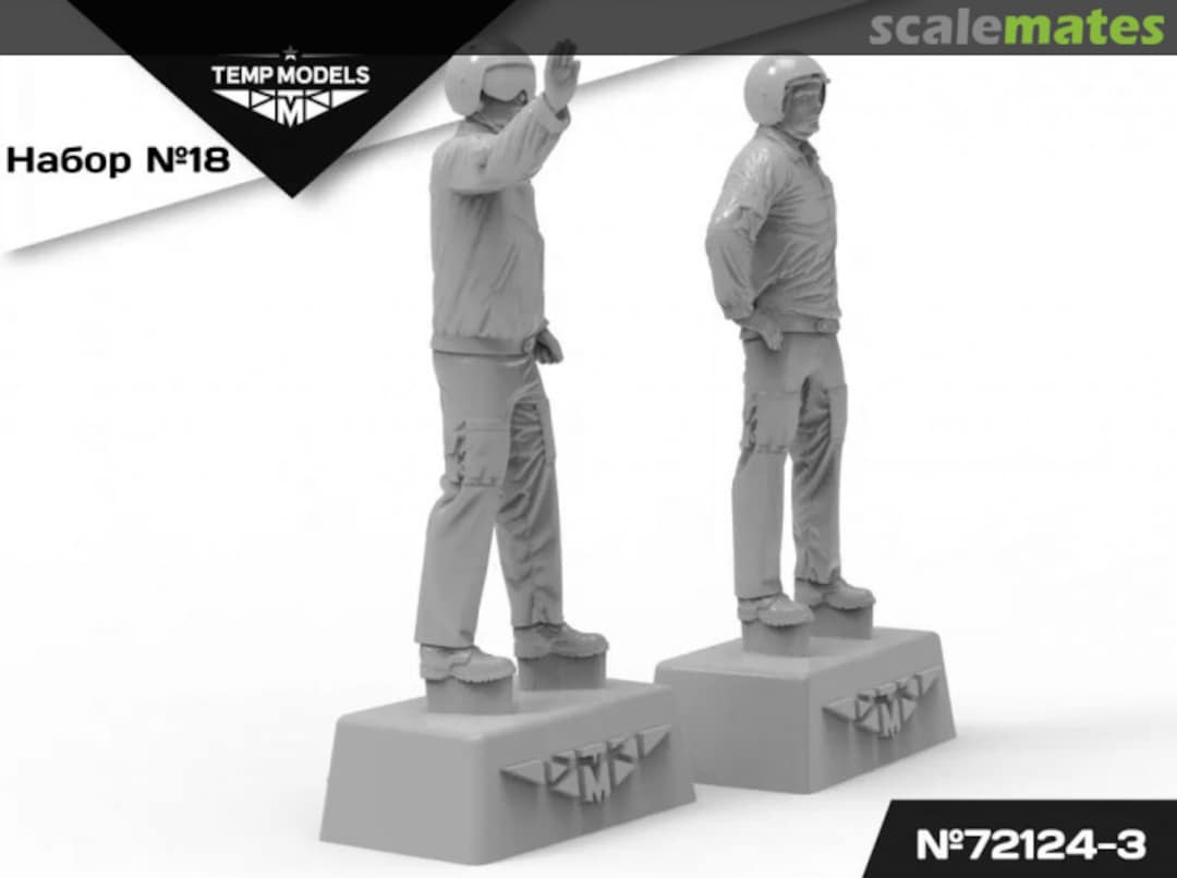 Contents Pilots of the Russian Air Force (Winter Uniform). Set No. 18-3 72124-3 Tempmodels Contents Pilots of the Russian Air Force (Winter Uniform). Set No. 18-3 72124-3 Tempmodels